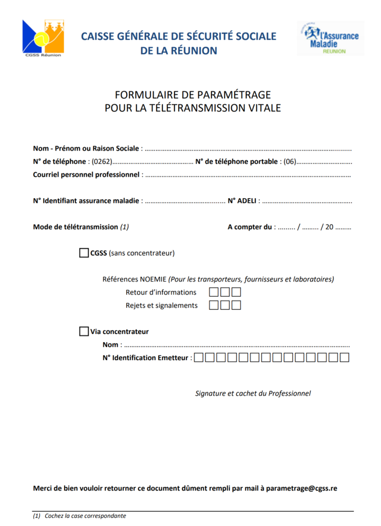Formulaire CGSS